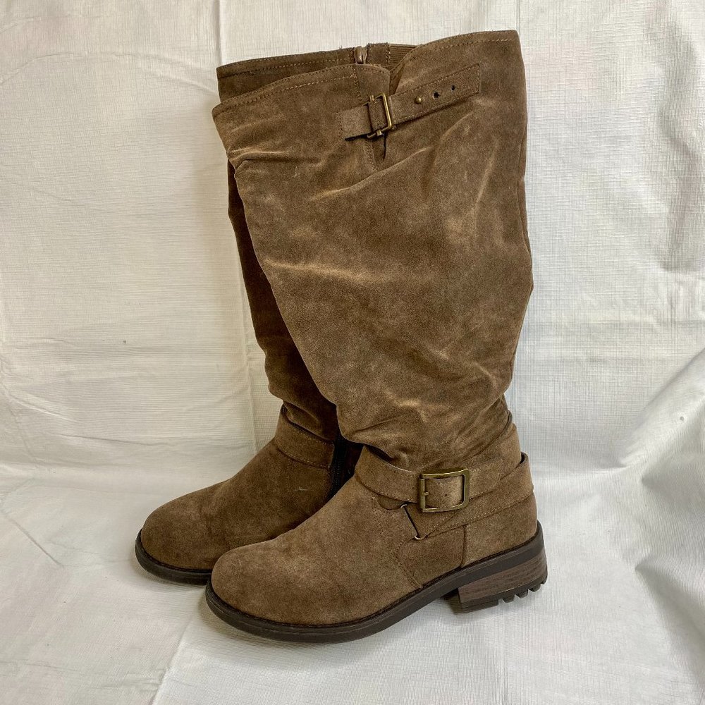 Torrid Brown Wide Calf Knee-high Boot
